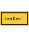 Laserklassen Schilder selbstklebend
