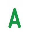 Buchstaben & Ziffern grün · weiß selbstklebend