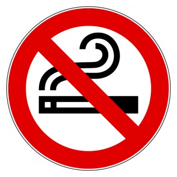 Aufkleber Verbotszeichen Rauchen verboten / Rauchverbot