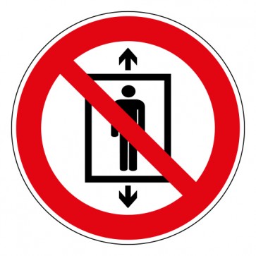 Aufkleber Verbotszeichen Personenbeförderung verboten · ISO_7010_P027
