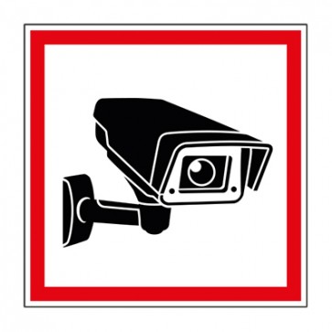Schild Videoüberwachung TYP 41 · selbstklebend