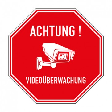 Hinweiszeichen Videoüberwachung TYP 61 · MAGNETSCHILD