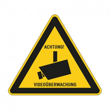 Hinweiszeichen Videoüberwachung TYP 133 · MAGNETSCHILD