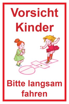 Schild Achtung Spielende Kinder | Mod. 113