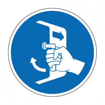 Schild Gebotszeichen Fußschutz benutzen · ISO 7010 M008