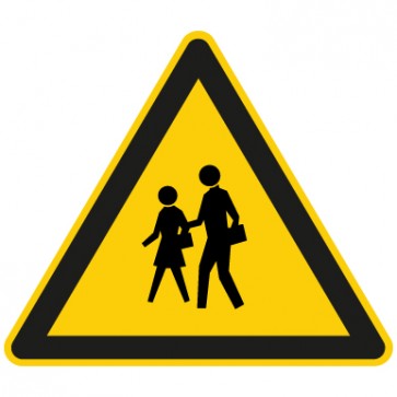 Warnschild Achtung Schulverkehr · selbstklebend