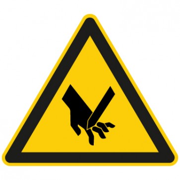 Warnzeichen Warnung vor Schnittgefahr · MAGNETSCHILD