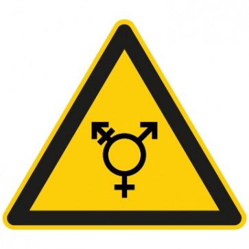 Aufkleber Piktogramm Transgender