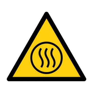Magnetschild Warnzeichen Warnung vor heißem Inhalt · ISO 7010 W079