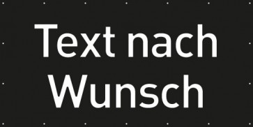 Banner Festivalbanner Wunschtext | schwarz