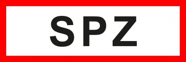 Magnetschild Feuerwehrzeichen SPZ