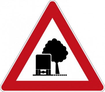 Verkehrsschild · Verkehrszeichen Gefahrzeichen Unzureichendes Lichtraumprofil · Zeichen 101-54 