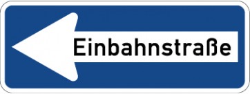 Aufkleber Vorschriftzeichen  Einbahnstraße, linksweisend · Zeichen 220-10 