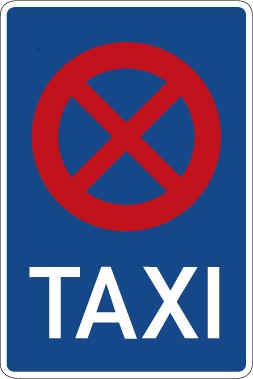 Aufkleber Vorschriftzeichen Taxenstand · Zeichen 229 | stark haftend - Verkehrszeichen STVO