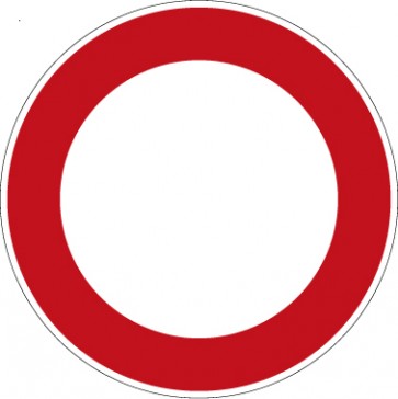 Verkehrzeichen Vorschriftzeichen Verbot für Fahrzeuge Aller Art · Zeichen 250  · MAGNETSCHILD