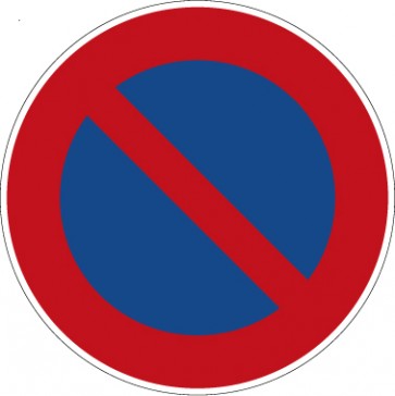 Aufkleber Vorschriftzeichen Eingeschränktes Halteverbot · Zeichen 286 | stark haftend - Verkehrszeichen STVO