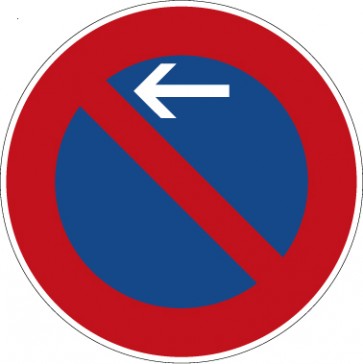 Verkehrzeichen Vorschriftzeichen Eingeschränktes Halteverbot (Anfang), Rechtsaufstellung · Zeichen 286-10  · MAGNETSCHILD