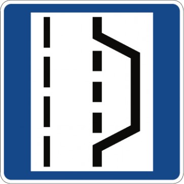 Verkehrzeichen Richtzeichen Nothalte- und Pannenbucht · Zeichen 328  · MAGNETSCHILD