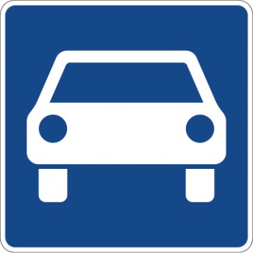 Verkehrzeichen Richtzeichen Kraftfahrstraße · Zeichen 331.1  · MAGNETSCHILD