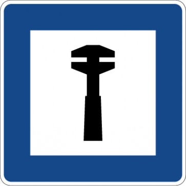 Verkehrzeichen Richtzeichen Pannenhilfe · Zeichen 365-62  · MAGNETSCHILD