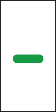 Magnetschild Sonderzeichen Bindestrich | grün · weiß