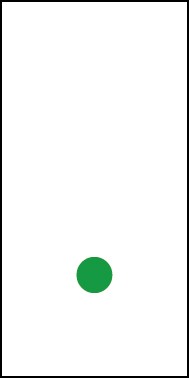 Aufkleber Sonderzeichen Punkt | grün · weiß