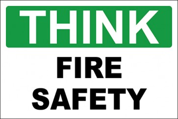 Aufkleber Fire Safety · Safety First | stark haftend