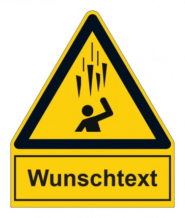 MAGNETSCHILD Warnzeichen mit Anhang · Warnung vor Eisschlag · ISO_7010_W039