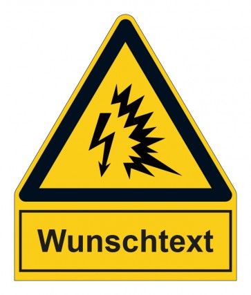 MAGNETSCHILD Warnzeichen mit Anhang · Warnung vor Lichtbogen