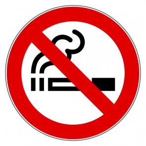 Verbotsschild Rauchen verboten / Rauchverbot · selbstklebend