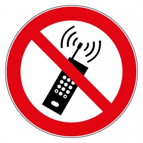 Verbotszeichen Mobilfunk Geräte verboten · MAGNETSCHILD