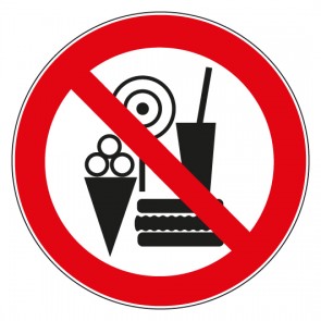 Verbotszeichen Snacks verboten · MAGNETSCHILD