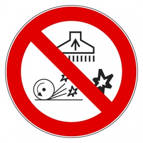 Verbotszeichen Absaugen verboten · MAGNETSCHILD