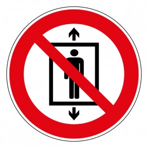 Verbotszeichen Personenbeförderung verboten · ISO_7010_P027 · MAGNETSCHILD