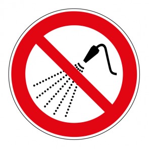 Verbotszeichen Mit Wasser spritzen verboten · ISO_7010_P016 · MAGNETSCHILD
