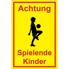 Schild Achtung Spielende Kinder | Mod. 121