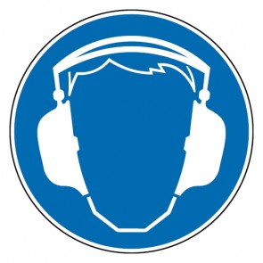Gebotszeichen Gehörschutz benutzen · Magnetschild - Magnetfolie