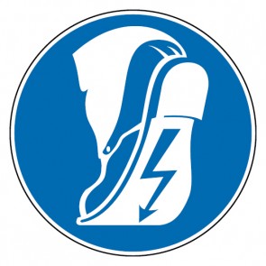 Gebotszeichen Leitfähiges Schuhwerk tragen · Magnetschild - Magnetfolie