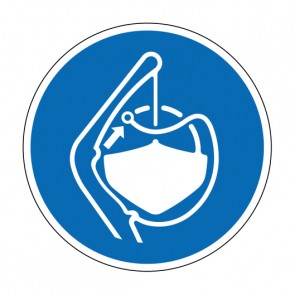 Schild Gebotszeichen Maske benutzen · ISO 7010 M016 (Gebotsschild)