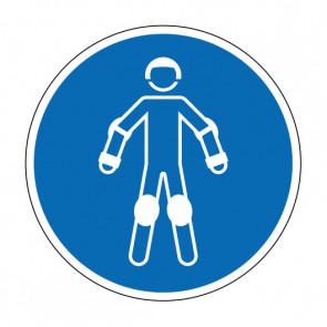 Aufkleber Gebotszeichen Schutzausrüstung für Rollsport benutzen · ISO_7010_M049