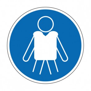 Schild Gebotszeichen Fußgängerweg benutzen · ISO 7010 M024 (Gebotsschild)