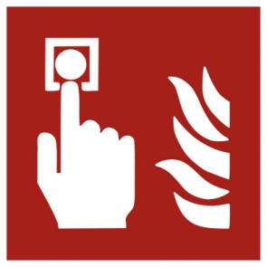 Brandschutz-Schild Brandmelder · selbstklebend