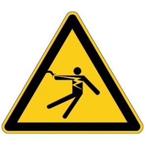 Warnzeichen Warnung vor überschlagender Spannung Stromschlaggefahr · MAGNETSCHILD