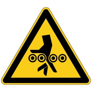Warnzeichen Warnung vor Einzugsgefahr · MAGNETSCHILD