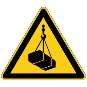 Warnzeichen Warnung vor schwebender Last - neu · MAGNETSCHILD