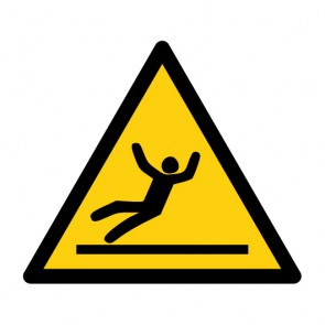 Fußbodenaufkleber Warnzeichen Warnung vor Rutschgefahr · ISO 7010 W011