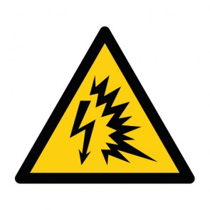 Magnetschild Warnzeichen Warnung vor Lichtbogen · ISO 7010 W042