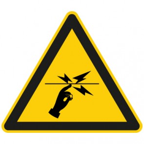 Warnschild Warnung vor Elektrozaun