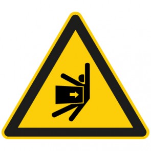 Warnzeichen Warnung vor Rückstoß · MAGNETSCHILD