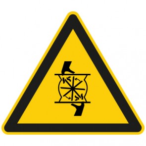 Warnzeichen Warnung vor drehendem Lüfterrad · MAGNETSCHILD